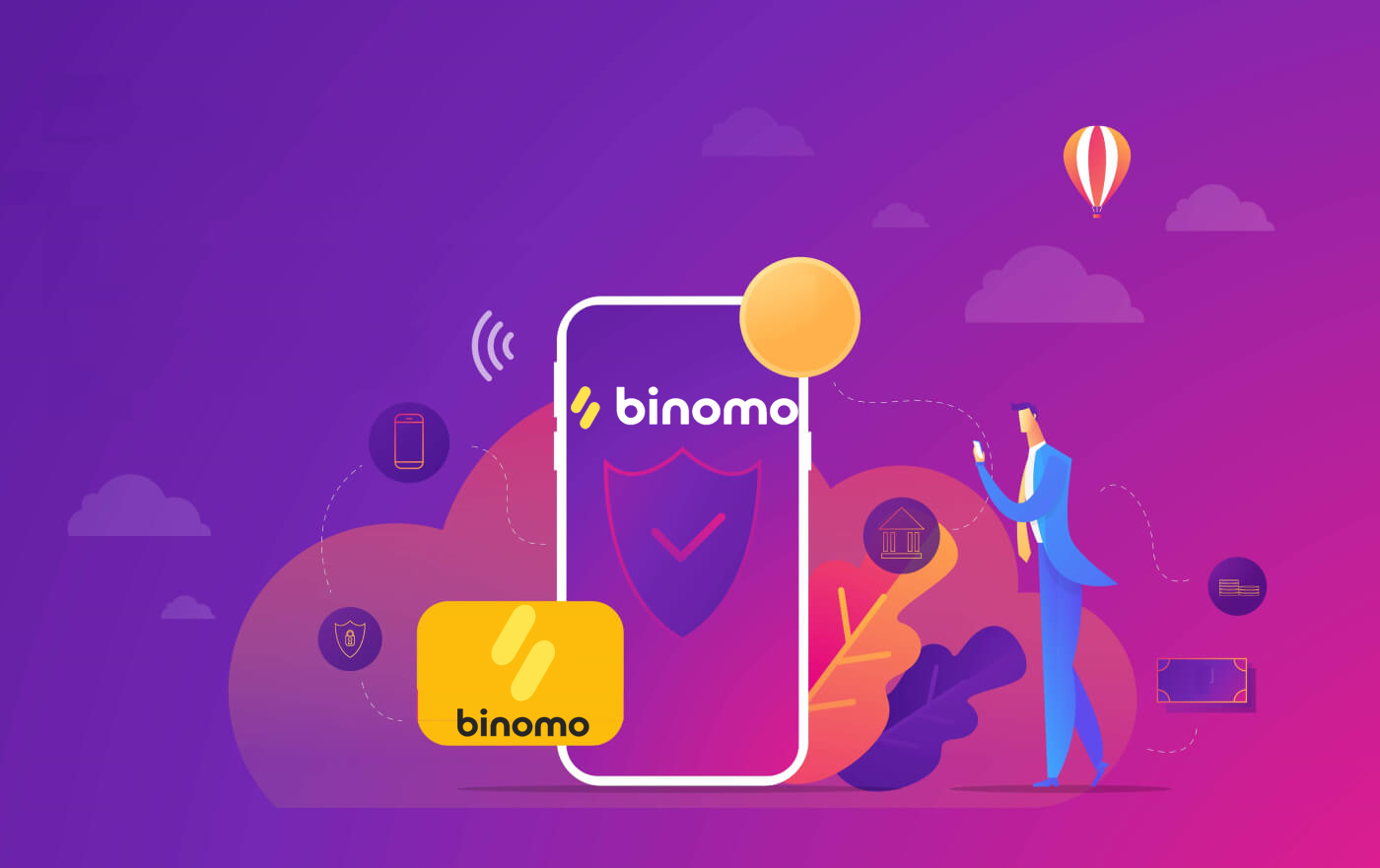 如何在 Binomo 中登录和存入资金