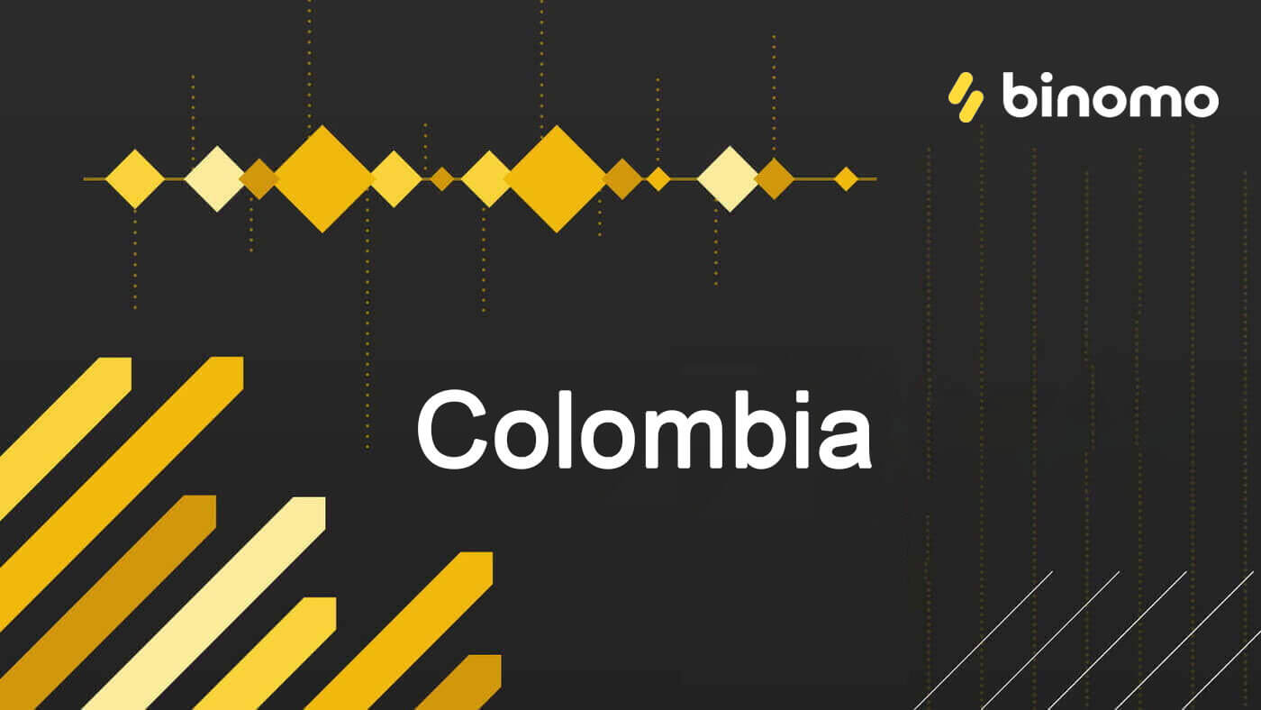 Colombia Bank Transfer සහ Exito හරහා Binomo මත තැන්පතු අරමුදල්