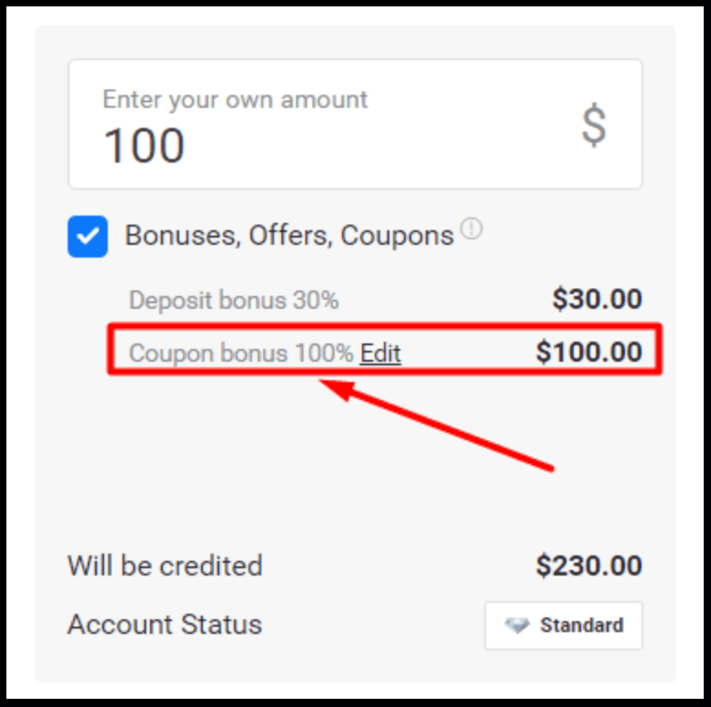 Бонус Binomo на депозит - до 70% Бонус Binomo на депозит - до 70%