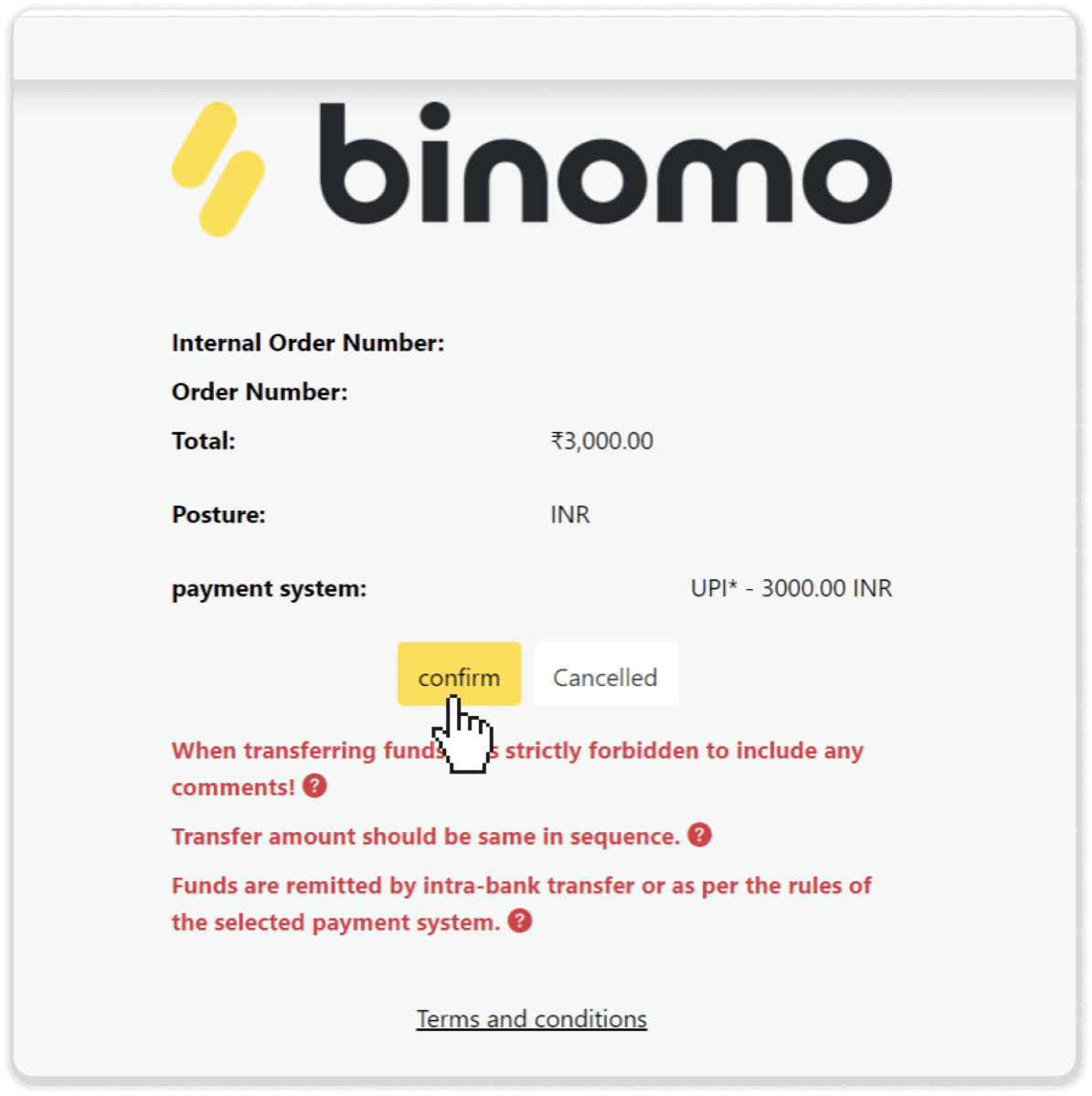 Binomo سپرده گذاری و برداشت وجوه در هند Binomo سپرده گذاری و برداشت وجوه در هند