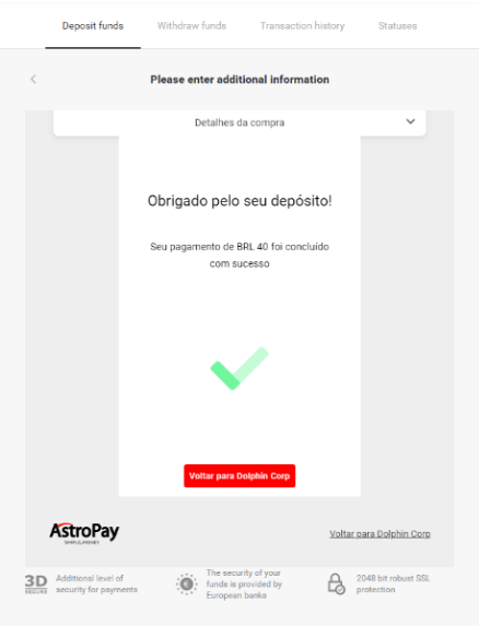 Deposit Funds in Binomo via Brazil Internet Banking (Bank Transer, Paylivre, Loterica, Itau, Boleto Rapido) and E-wallets (Picpay, Astropay, Banco do Brasil, Santander, Bradesco, Neteller, Skrill, WebMoney, Advcash) Deposit Funds in Binomo via Brazil Internet Banking (Bank Transer, Paylivre, Loterica, Itau, Boleto Rapido) and E-wallets (Picpay, Astropay, Banco do Brasil, Santander, Bradesco, Neteller, Skrill, WebMoney, Advcash)