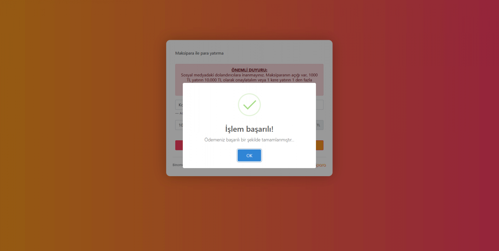 通过土耳其银行卡(Visa / MasterCard)、网上银行(银行转账、二维码、CEPbank、AKBANK、Türkiye İş Bankası、TEB、Deniz Bank、Ziraat Bankası、Türkiye Finans)和电子钱包将资金存入 Binomo 通过土耳其银行卡(Visa / MasterCard)、网上银行(银行转账、二维码、CEPbank、AKBANK、Türkiye İş Bankası、TEB、Deniz Bank、Ziraat Bankası、Türkiye Finans)和电子钱包将资金存入 Binomo