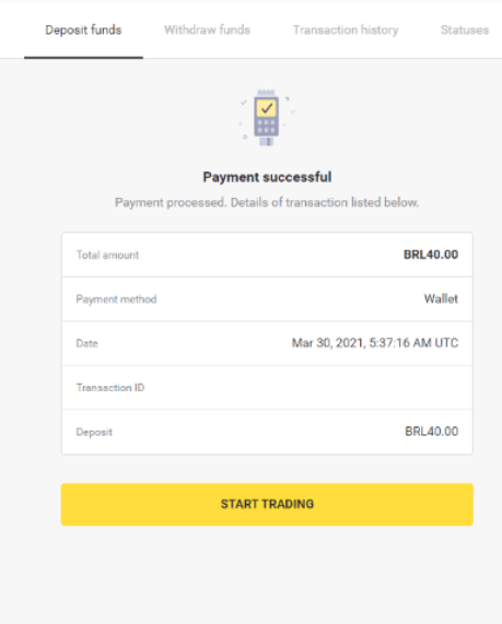 Deposit Funds on Binomo via Brazil Internet Banking (Bank Transer, Paylivre, Loterica, Itau, Boleto Rapido) and E-wallets (Picpay, Astropay, Banco do Brasil, Santander, Bradesco, Neteller, Skrill, WebMoney, Advcash) Deposit Funds on Binomo via Brazil Internet Banking (Bank Transer, Paylivre, Loterica, Itau, Boleto Rapido) and E-wallets (Picpay, Astropay, Banco do Brasil, Santander, Bradesco, Neteller, Skrill, WebMoney, Advcash)
