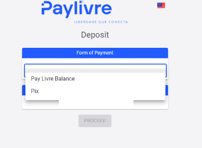 إيداع الأموال عبر التحويل البنكي (Itau، PicPay، Loterica، Boleto Rapido، Paylivre، Pagsmile، Bradesco، Santander) على Binomo