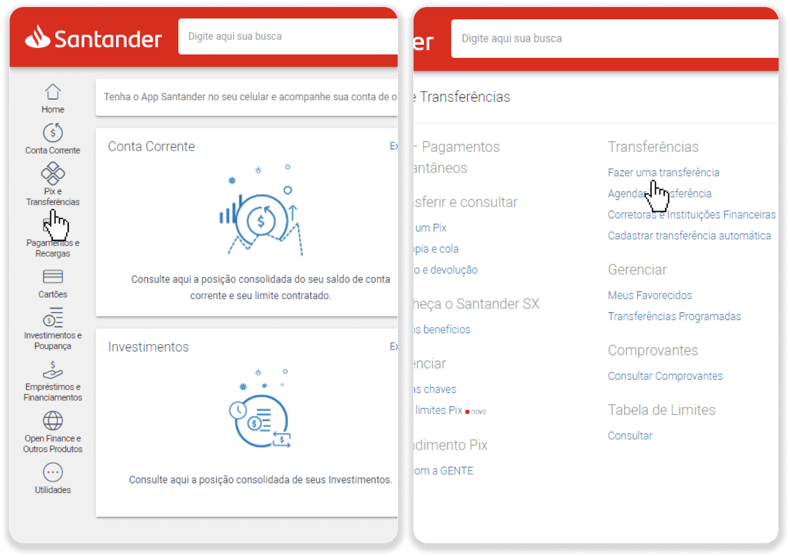 إيداع الأموال عبر التحويل البنكي (Itau، PicPay، Loterica، Boleto Rapido، Paylivre، Pagsmile، Bradesco، Santander) على Binomo