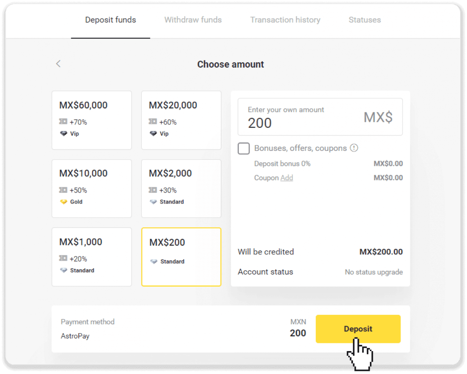 Cara Menyetor dan Berdagang di Binomo Cara Menyetor dan Berdagang di Binomo