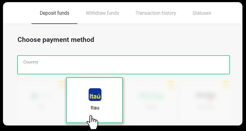 كيفية إيداع الأموال في Binomo كيفية إيداع الأموال في Binomo