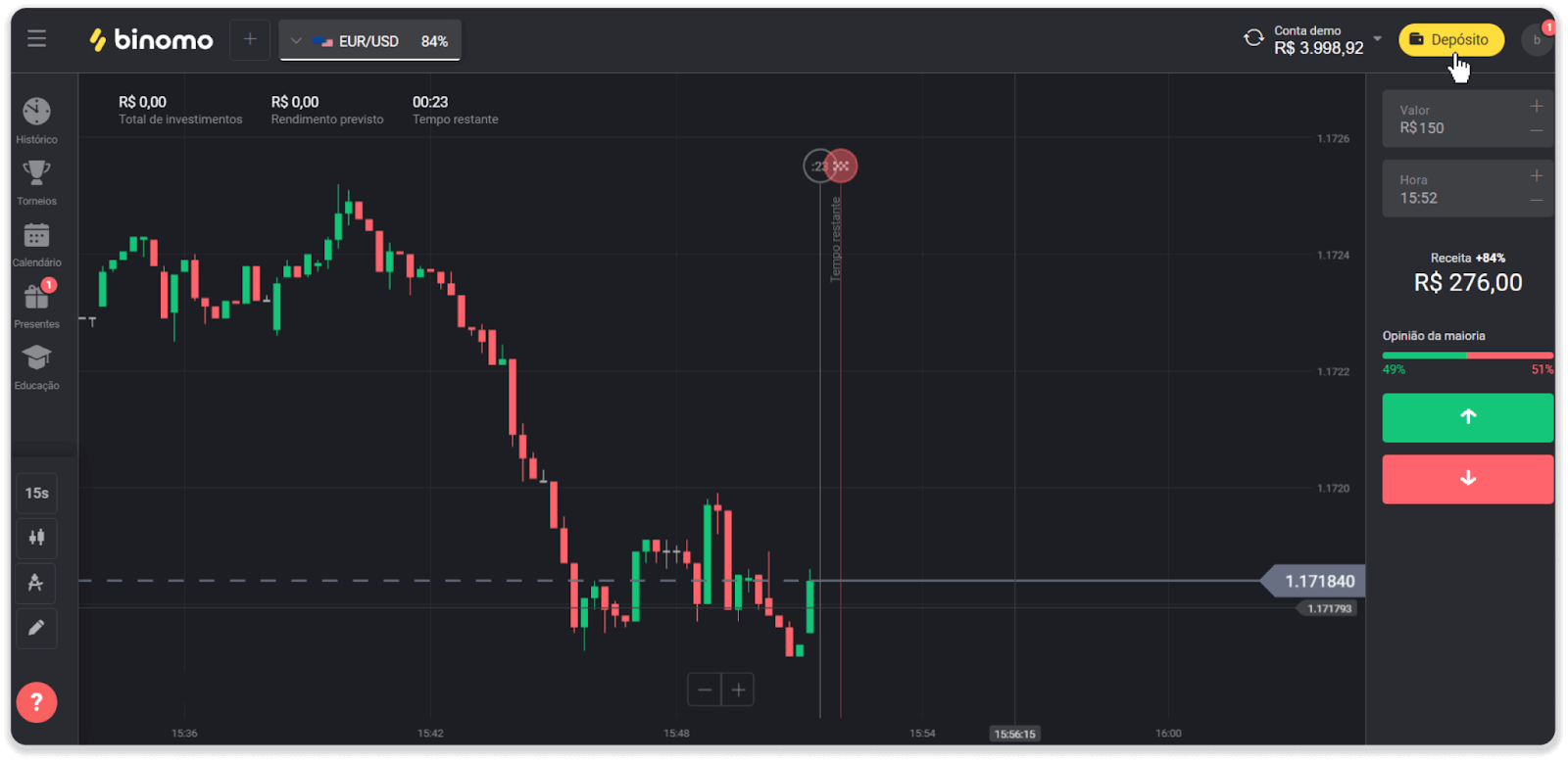كيفية إيداع الأموال في Binomo كيفية إيداع الأموال في Binomo
