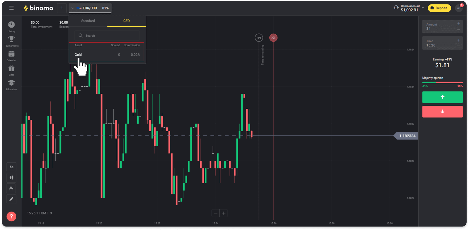 How to Login and start Trading CFD at Binomo How to Login and start Trading CFD at Binomo