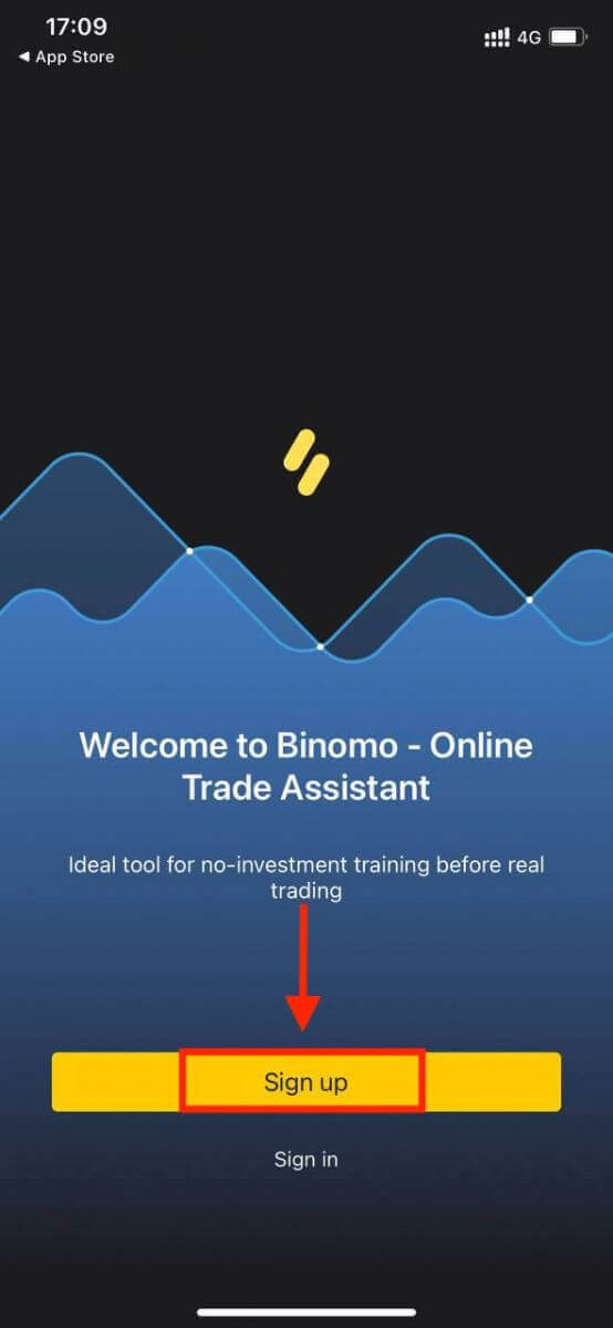 如何在 Binomo 上开设模拟账户 如何在 Binomo 上开设模拟账户