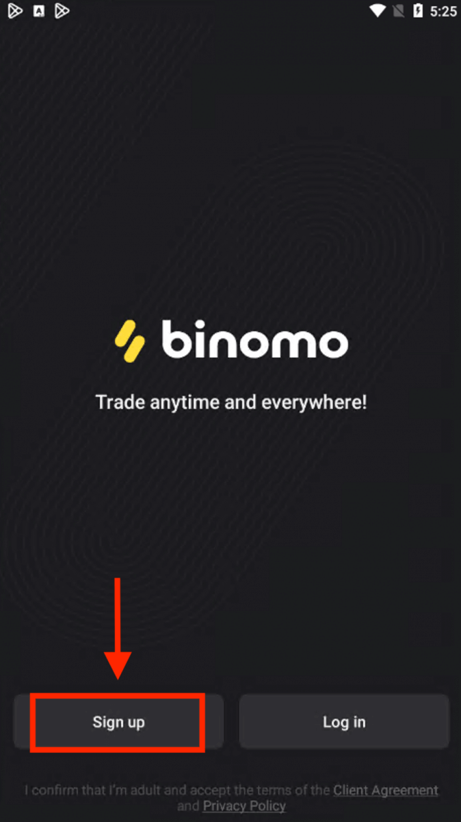 如何在 Binomo 上开设模拟账户 如何在 Binomo 上开设模拟账户