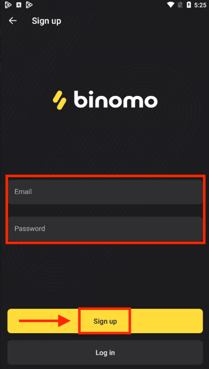 如何在 Binomo 上开设模拟账户 如何在 Binomo 上开设模拟账户