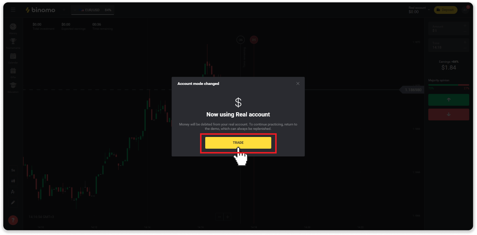 Binomo හි Demo ගිණුමක් විවෘත කරන්නේ කෙසේද?