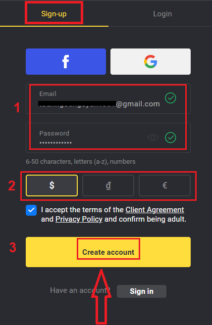 How to Register and Login Account in Binomo