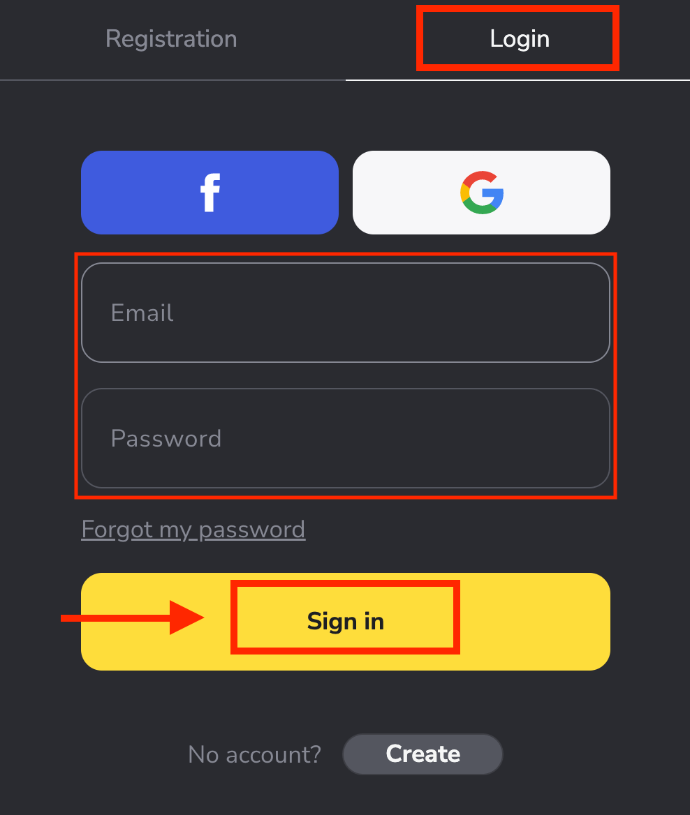 Como registrar e fazer login na conta no Binomo Como registrar e fazer login na conta no Binomo