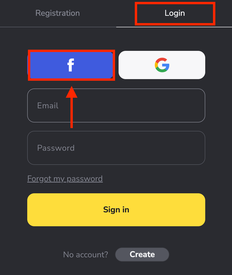 Como registrar e fazer login na conta no Binomo Como registrar e fazer login na conta no Binomo