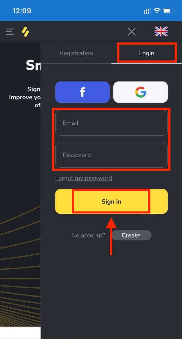 Como registrar e fazer login na conta no Binomo Como registrar e fazer login na conta no Binomo