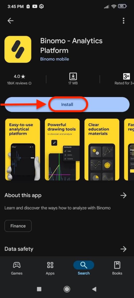 Hoe om rekening op Binomo te registreer en te verifieer