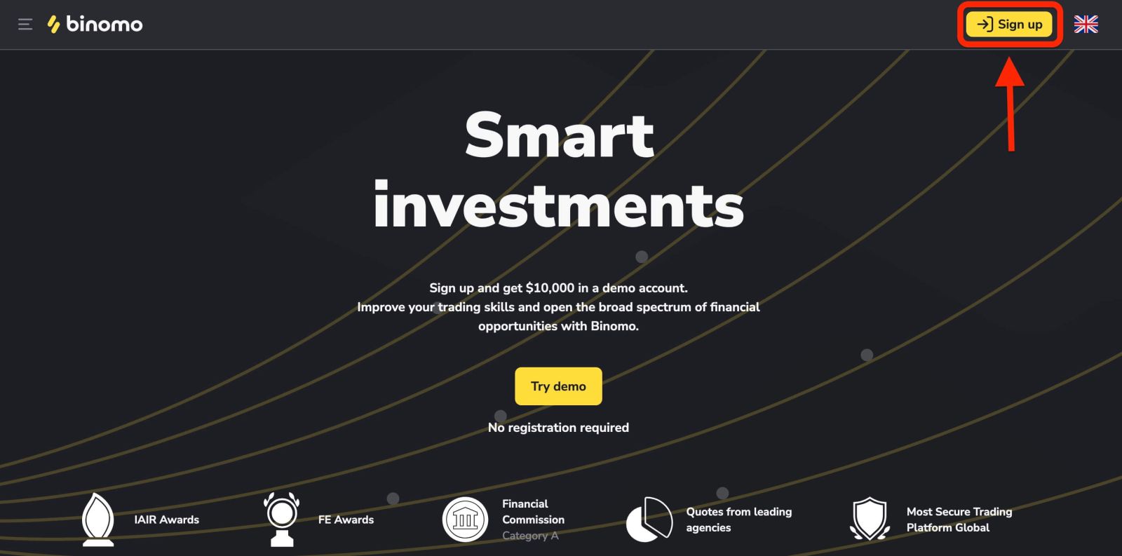 Binomo Trading에 가입하고 계정에 로그인하는 방법 Binomo Trading에 가입하고 계정에 로그인하는 방법