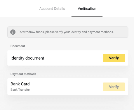 Com verificar el compte a Binomo Com verificar el compte a Binomo