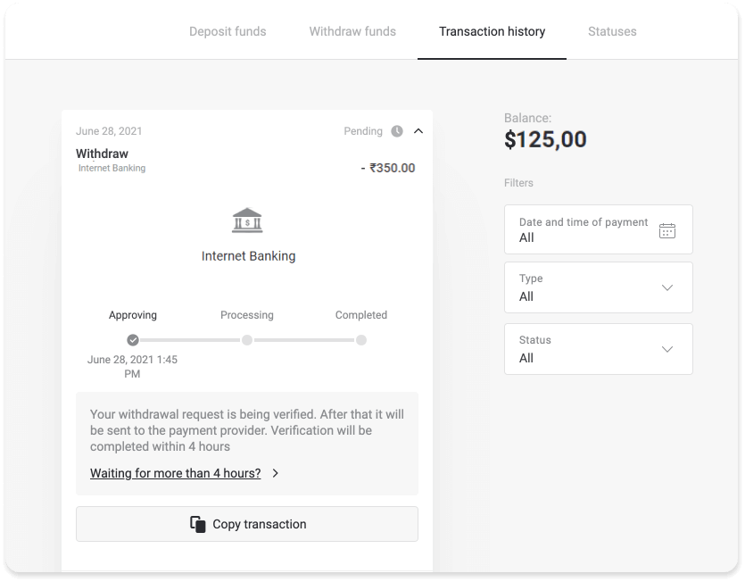 Jinsi ya Kutoa na Kufanya Amana katika Binomo Jinsi ya Kutoa na Kufanya Amana katika Binomo