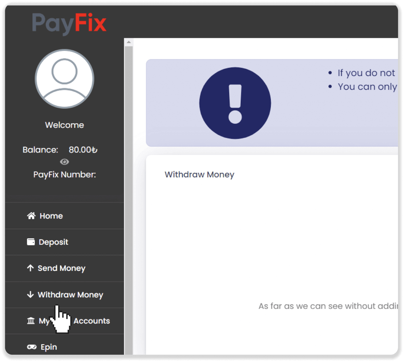 Как вывести средства из Binomo на мой электронный кошелек (Payfix, Webmoney WMZ, Tpaga, Perfect Money, ADV Cash, PayTM, Globe Pay, AstroPay, Jeton Wallet)