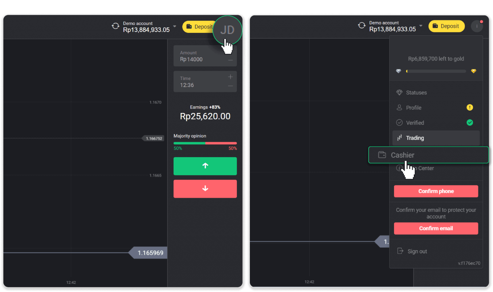 Cómo retirar fondos a mi cuenta bancaria (transferencia bancaria, banca por Internet, transferencia bancaria IMPS, transferencia bancaria NEFT, intercambiador indio, NetBanking, cuenta virtual, CEPbank, PIX) en Binomo