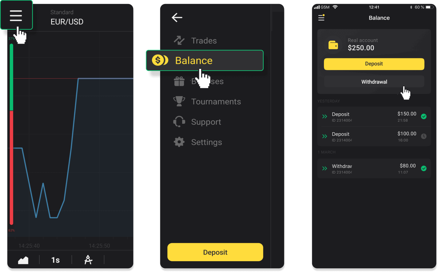 Cómo retirar fondos a mi cuenta bancaria (transferencia bancaria, banca por Internet, transferencia bancaria IMPS, transferencia bancaria NEFT, intercambiador indio, NetBanking, cuenta virtual, CEPbank, PIX) en Binomo