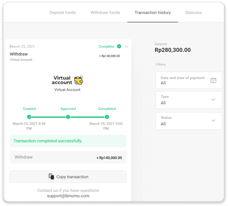 Cómo retirar fondos a mi cuenta bancaria (transferencia bancaria, banca por Internet, transferencia bancaria IMPS, transferencia bancaria NEFT, intercambiador indio, NetBanking, cuenta virtual, CEPbank, PIX) en Binomo