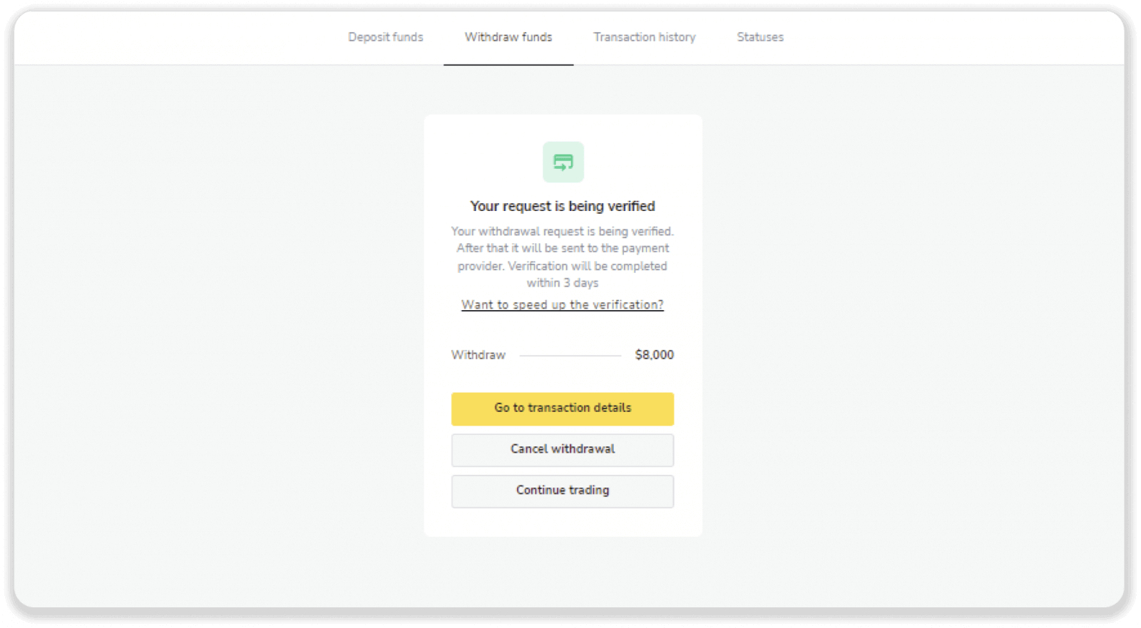 Cómo retirar fondos a mi cuenta bancaria (transferencia bancaria, banca por Internet, transferencia bancaria IMPS, transferencia bancaria NEFT, intercambiador indio, NetBanking, cuenta virtual, CEPbank, PIX) en Binomo