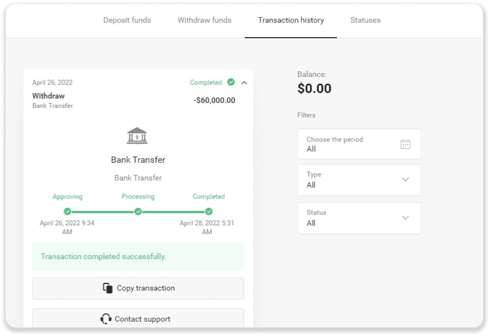 Cómo retirar fondos a mi cuenta bancaria (transferencia bancaria, banca por Internet, transferencia bancaria IMPS, transferencia bancaria NEFT, intercambiador indio, NetBanking, cuenta virtual, CEPbank, PIX) en Binomo
